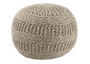 Benedict Natural Pouf,Signature Design by Ashley