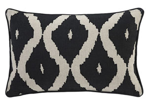 Tildy Black/Natural Pillow,Signature Design by Ashley