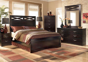 X-cess Queen Panel Bed