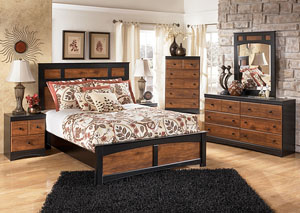 Aimwell Queen Panel Bed, Dresser & Mirror
