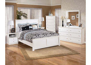 Bostwick Shoals King Panel Bed, Dresser & Mirror