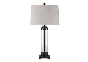 Talar Clear/Bronze Finish Glass Table Lamp,Signature Design by Ashley