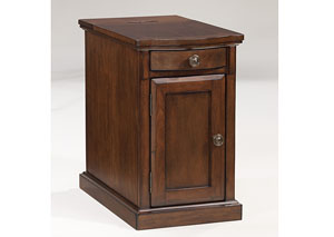 Medium Brown Power Chairside End Table,Signature Design by Ashley