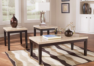 Wilder Occasional Table Set (Cocktail & 2 Ends),Signature Design by Ashley