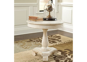 Cottage Accents Round Accent Table,Signature Design by Ashley