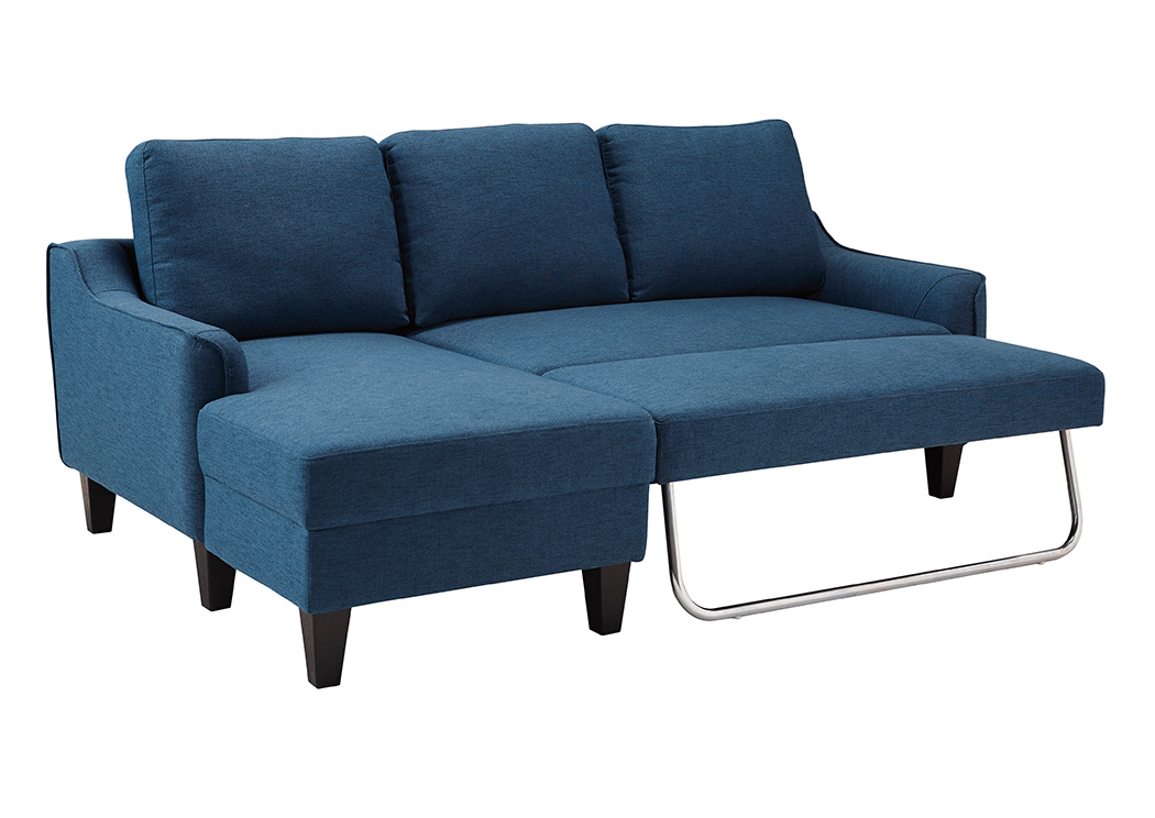 Jarreau Blue Sofa Chaise Sleeper,Signature Design By Ashley