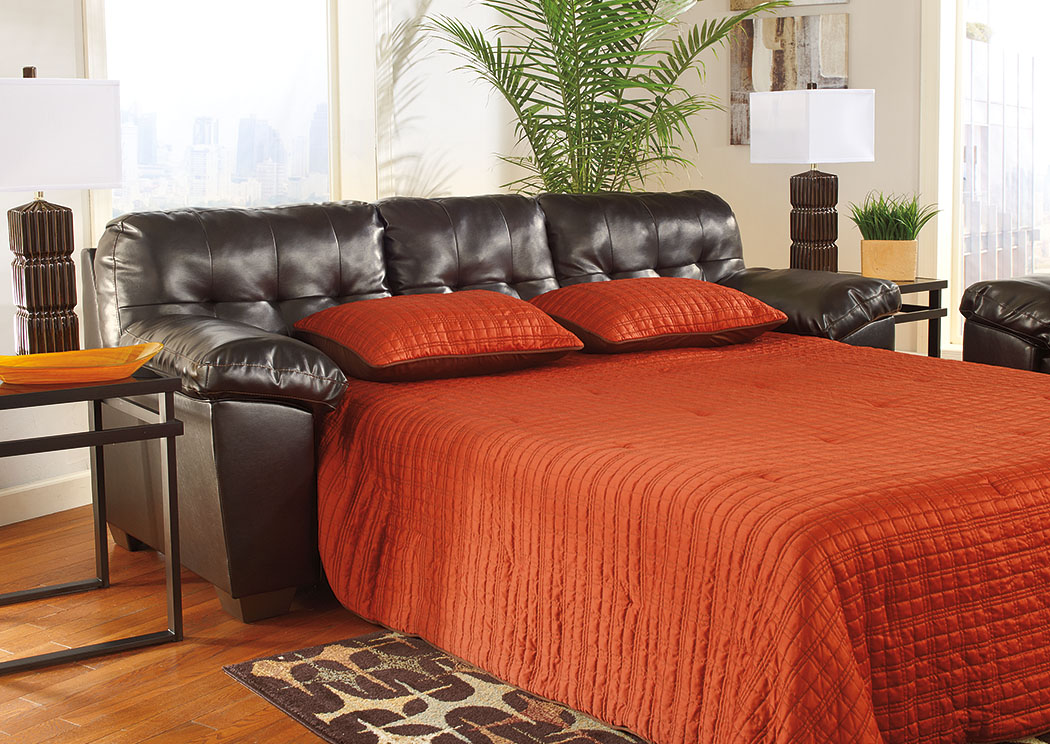 Alliston DuraBlend Chocolate Queen Sofa Sleeper,Signature Design By Ashley