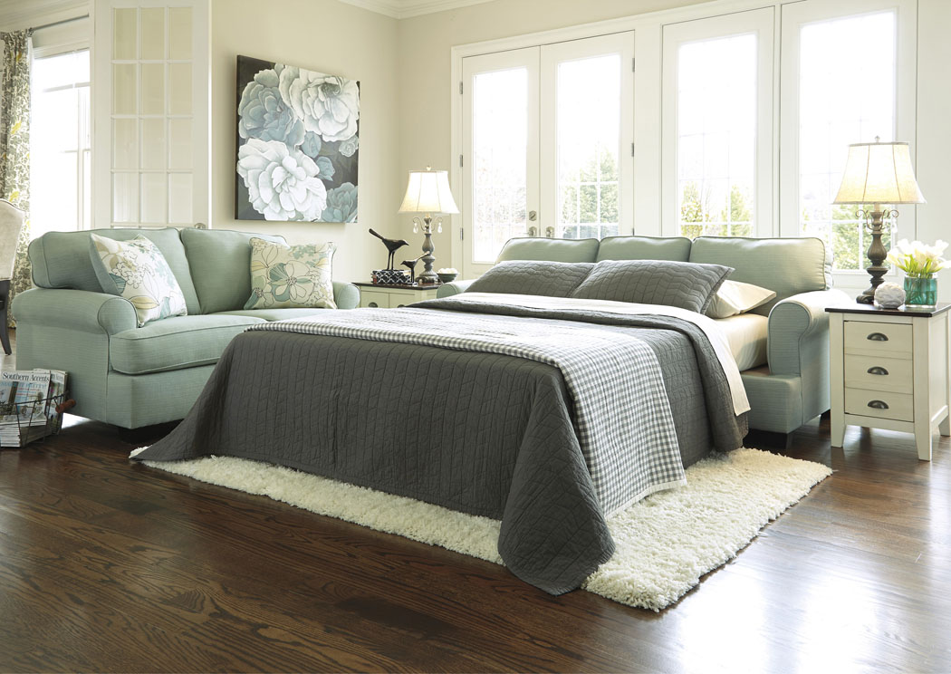 Daystar Seafoam Queen Sofa Sleeper,Signature Design By Ashley