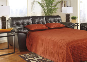 Alliston DuraBlend Chocolate Queen Sofa Sleeper