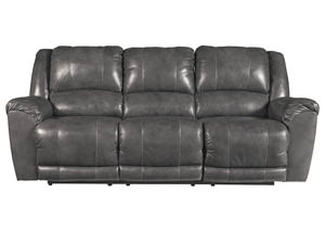 Persiphone Charcoal Power Reclining Sofa