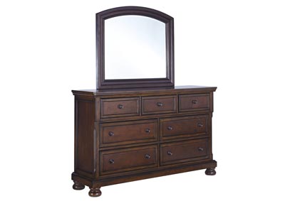 Image for Porter Rustic Brown Dresser and Mirror