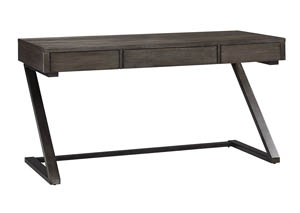 Harpoli Grayish Brown Home Office Desk