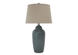 Green Ceramic Table Lamp