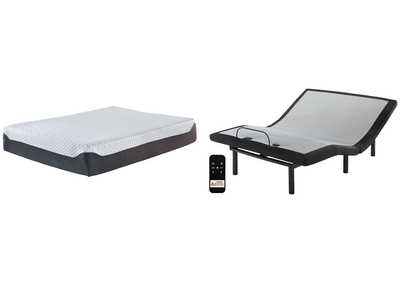 Image for 12 Inch Chime Elite Queen Adjustable Base with Mattress