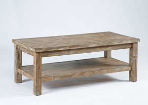Rustic Rectangular Cocktail Table