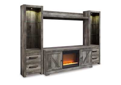 Image for Wynnlow 4-Piece Entertainment Center with Electric Fireplace